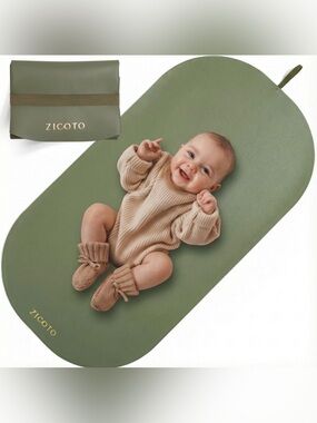 NWT - Beautiful Baby Diaper Changing Mat Made of Vegan Leather